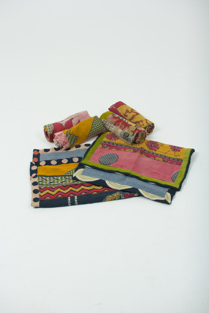 Kantha place mats, set of 6 - The Nifty Decor