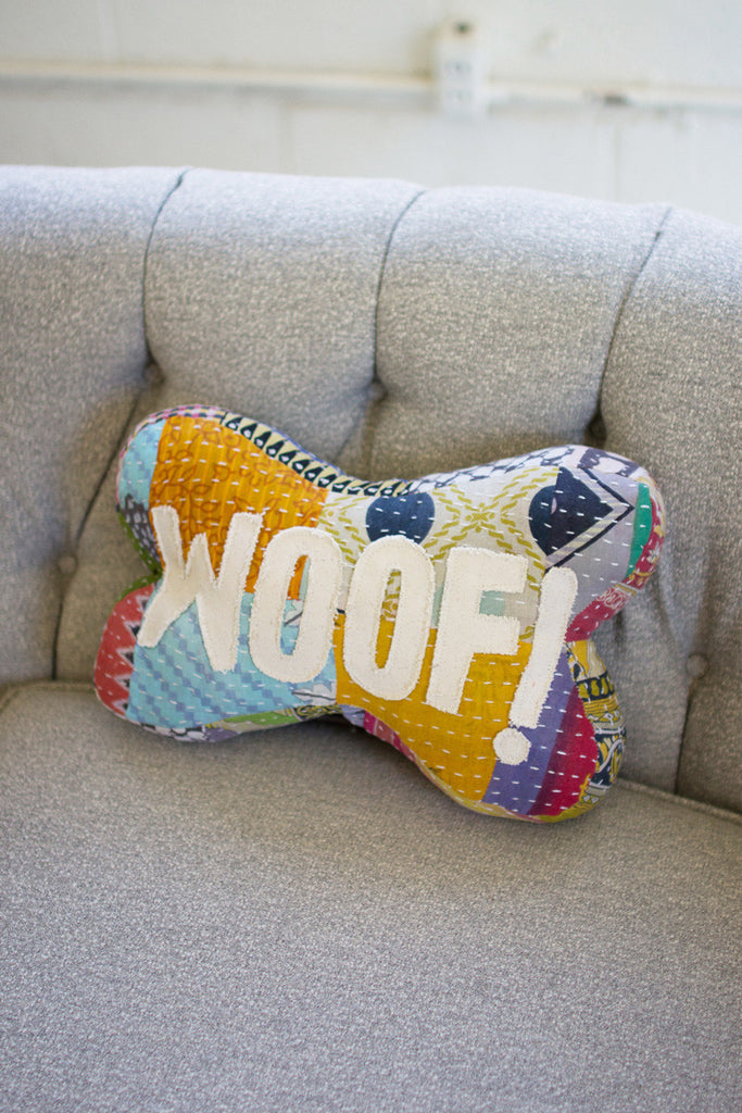 Woof bone pillow - The Nifty Decor