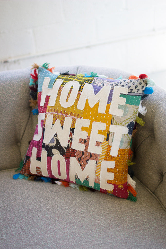 Home sweet home pillow - The Nifty Decor