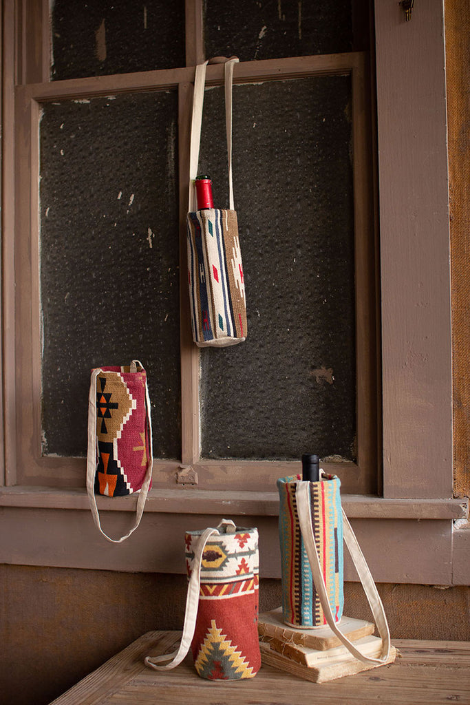 Southwest wine bags, set of 4 - The Nifty Decor