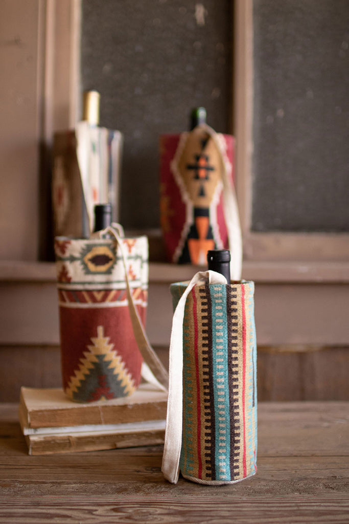 Southwest wine bags, set of 4 - The Nifty Decor
