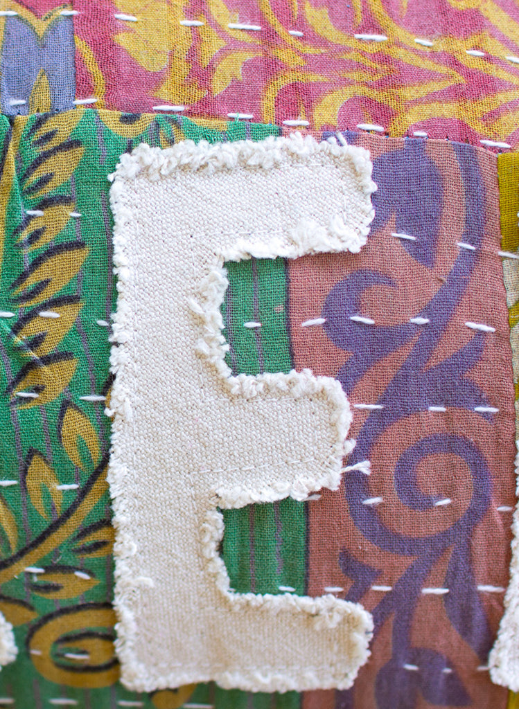 Relax kantha pillow - The Nifty Decor