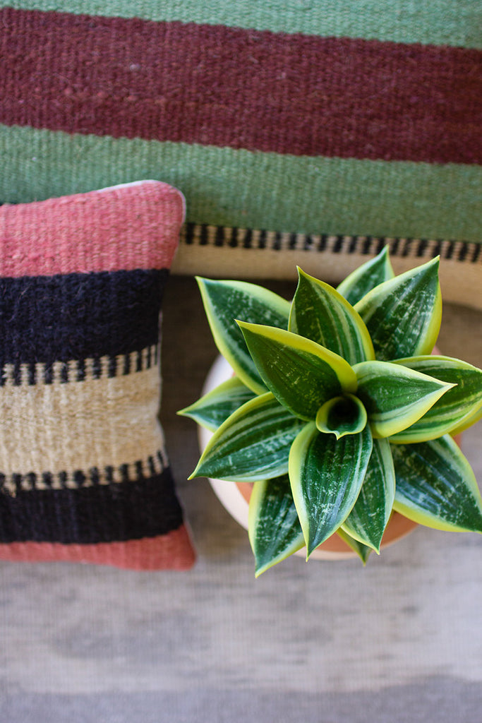 Jute lumbar pillows, Set of 3 - The Nifty Decor