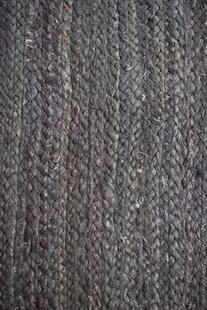 Black jute rug - Bombay Mercantile