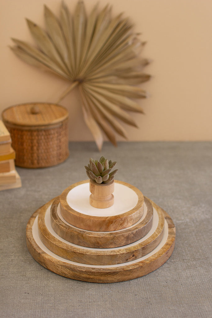 Set of 3 Condiment bowls with tray - The Nifty Decor