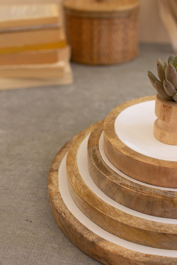 Set of 3 Condiment bowls with tray - The Nifty Decor