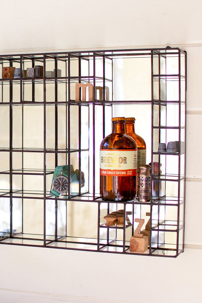 Metal framed wall display - The Nifty Decor