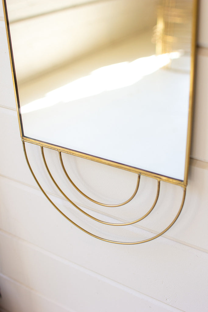 Three piece hanging wall mirror - The Nifty Decor