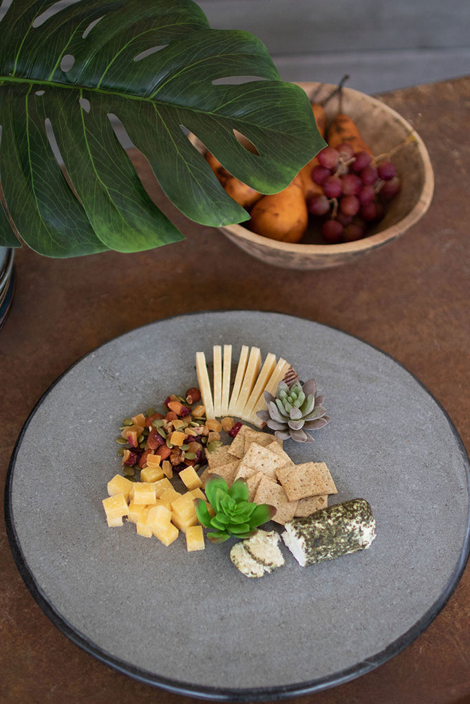 Lava stone lazy susan - The Nifty Decor