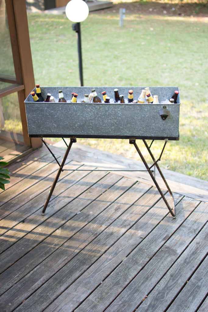 Drink tub with stand - The Nifty Decor