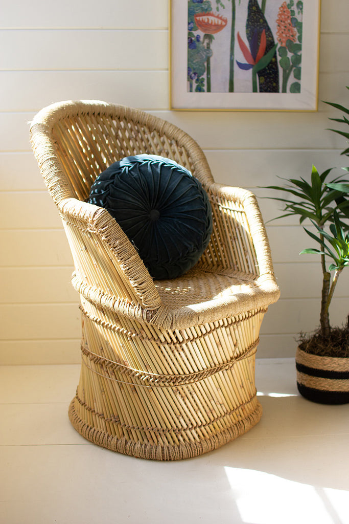 Bamboo arm chair - The Nifty Decor