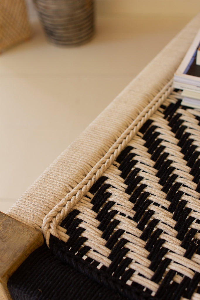 Mango wood bench - The Nifty Decor