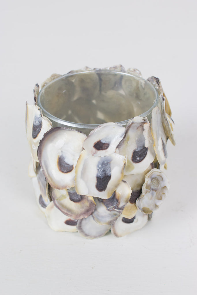Shell round candle holder - The Nifty Decor