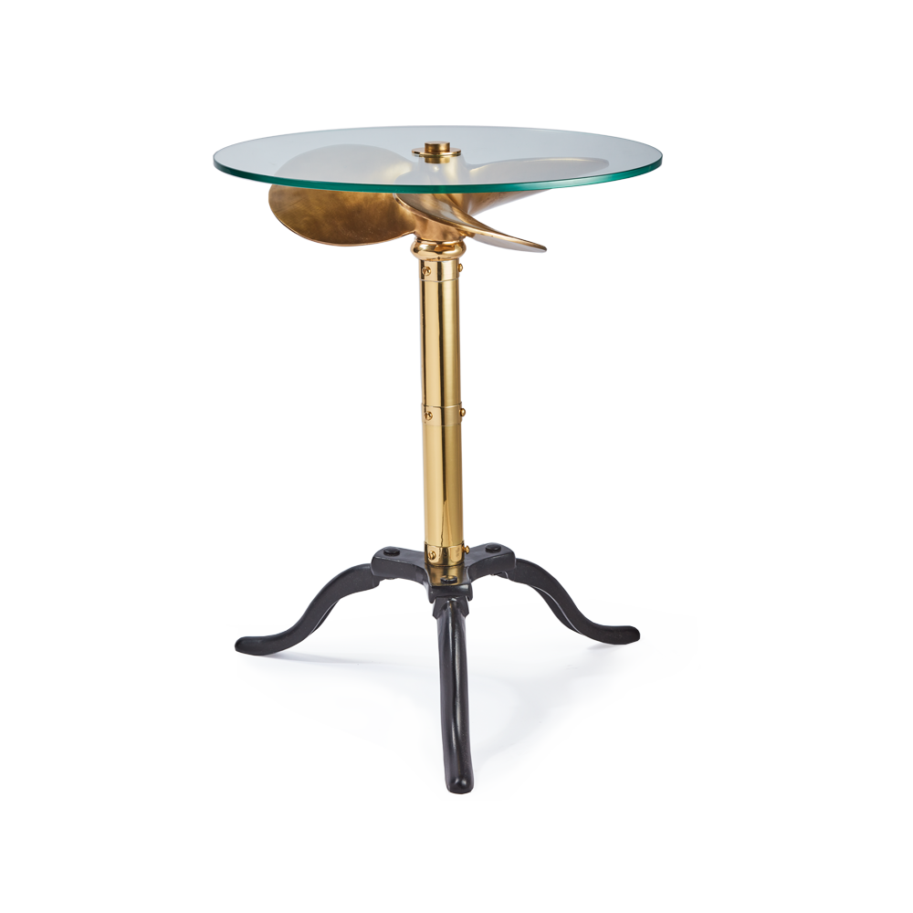SHIP PROPELLER SIDE TABLE - The Nifty Decor