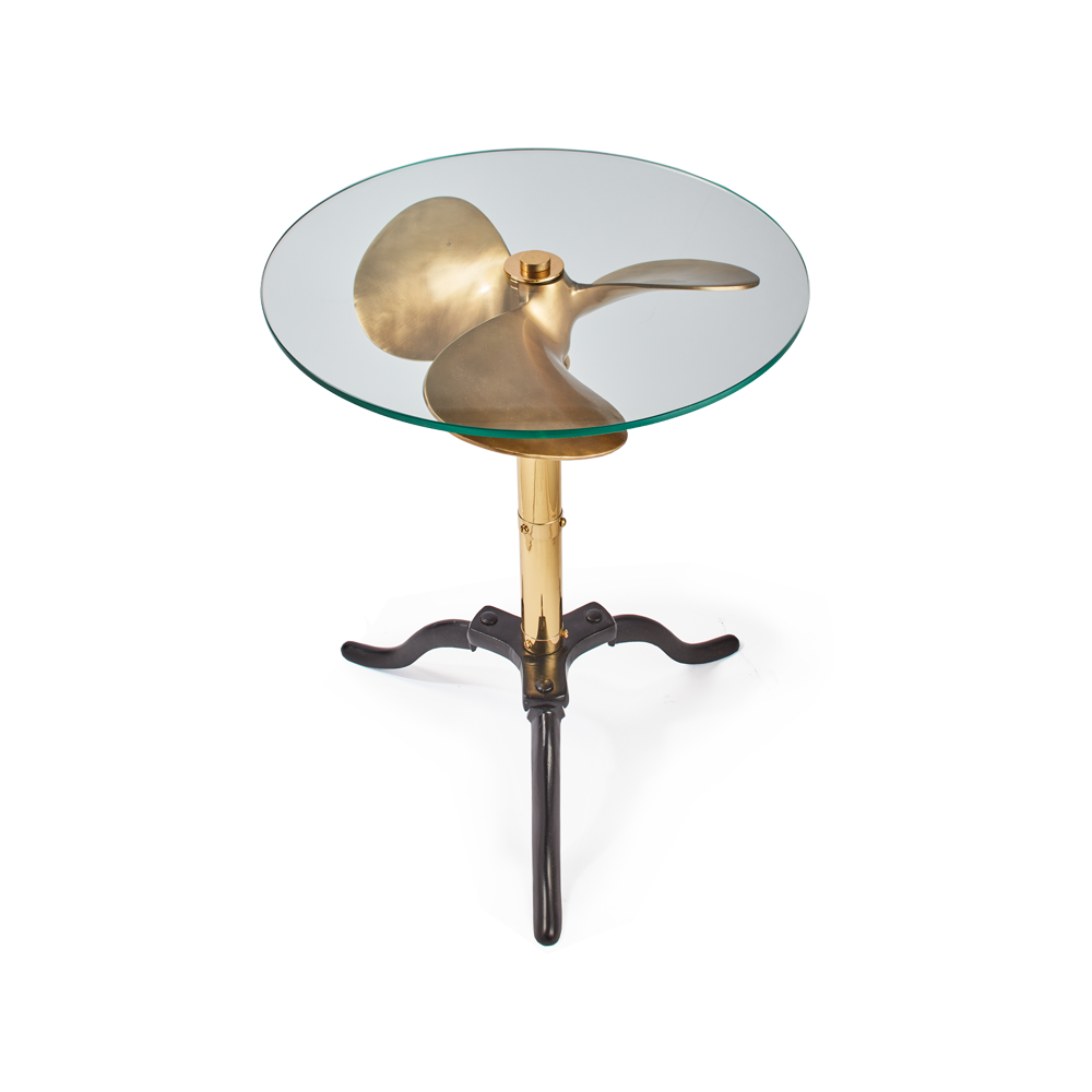 SHIP PROPELLER SIDE TABLE - The Nifty Decor
