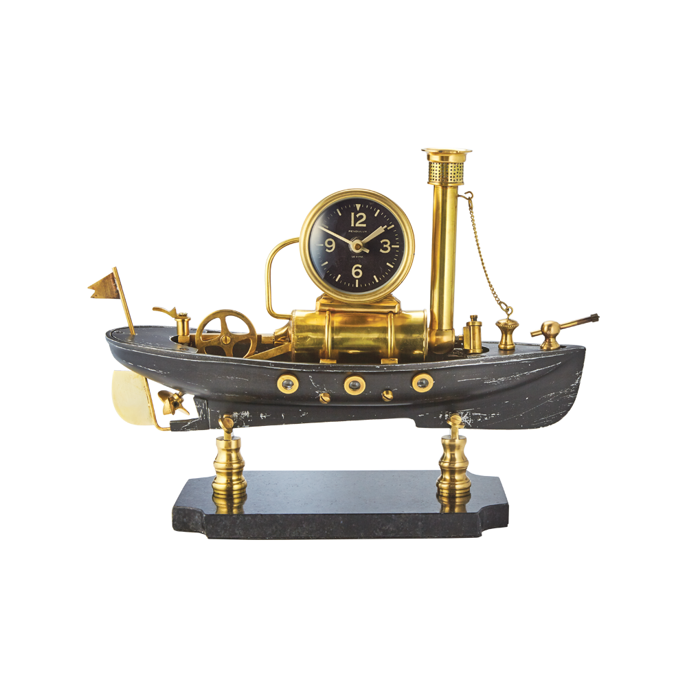STEAMBOAT TABLE CLOCK - The Nifty Decor