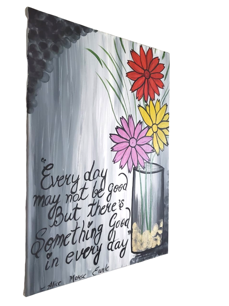 Summer Bliss Hand Painted Canvas - The Nifty Decor