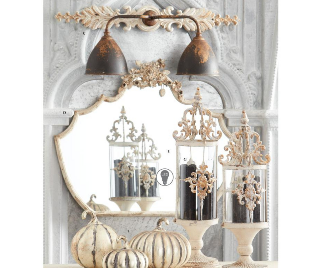 CHARLOTTE DOUBLE LAMP SCONCE - Bombay Mercantile