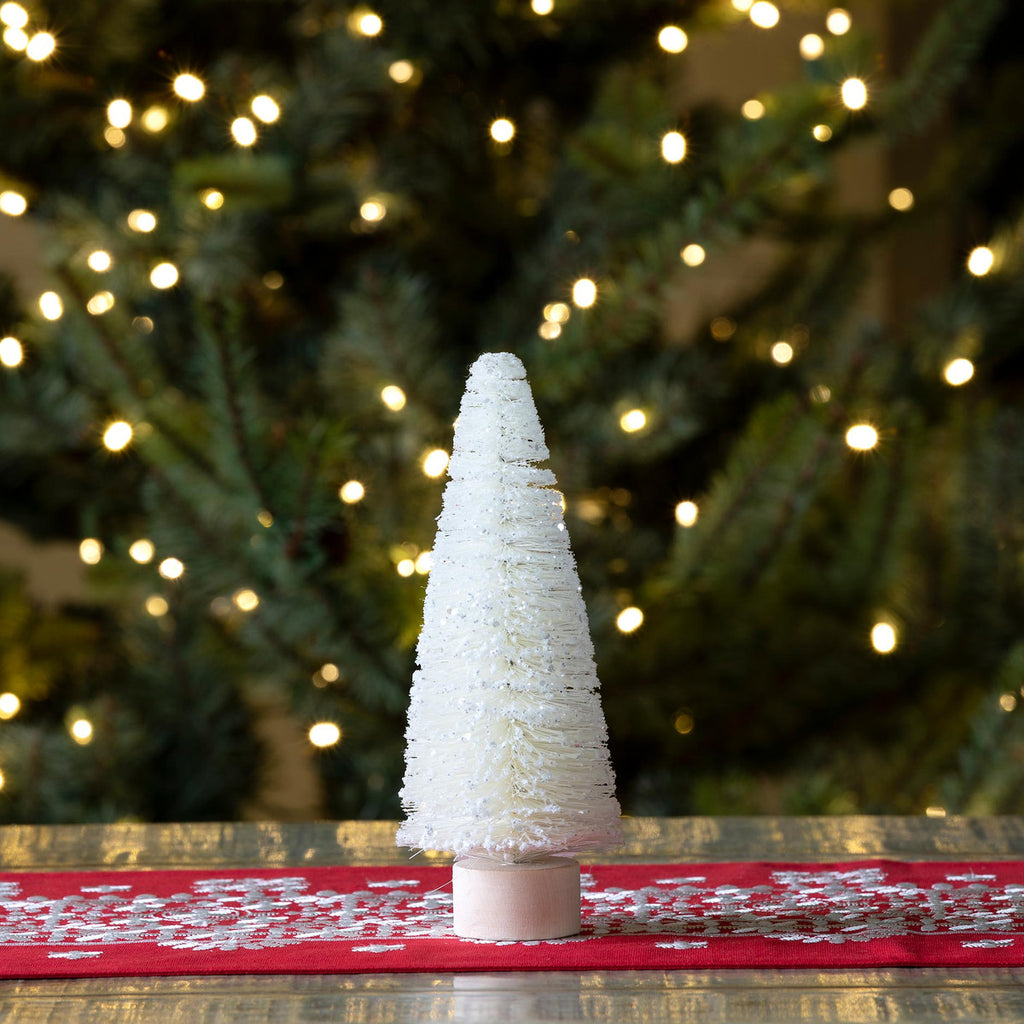 Glittered Sisal Tree - Bombay Mercantile