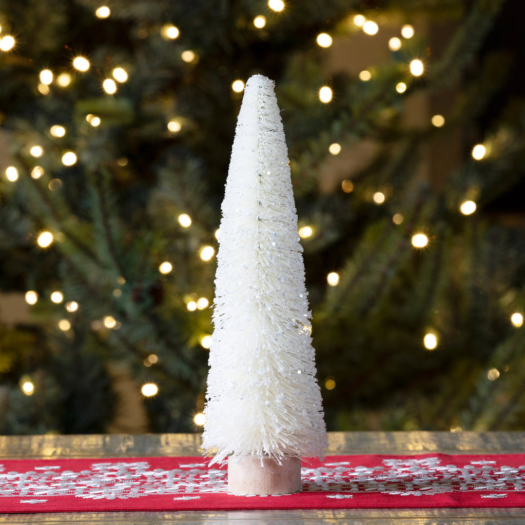 Glittered Sisal Tree - Bombay Mercantile