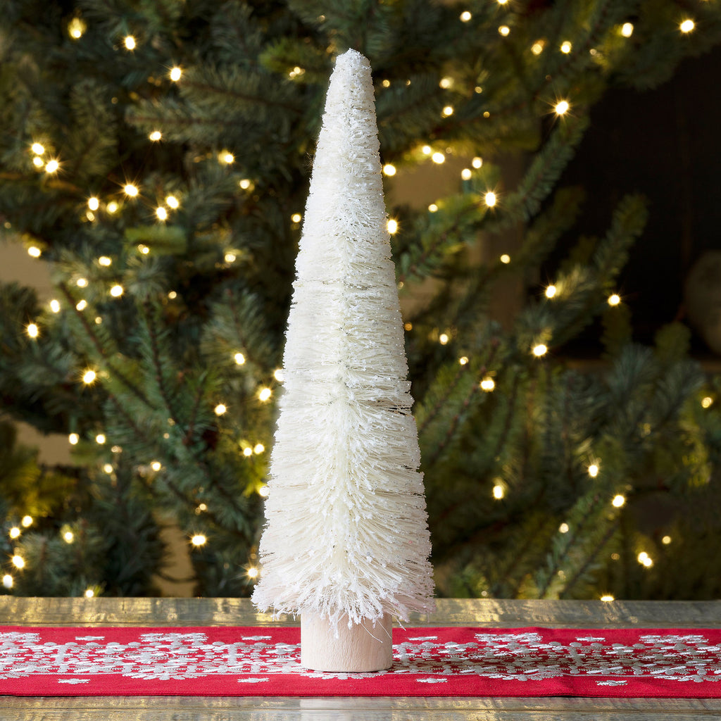 Glittered Sisal Tree - Bombay Mercantile