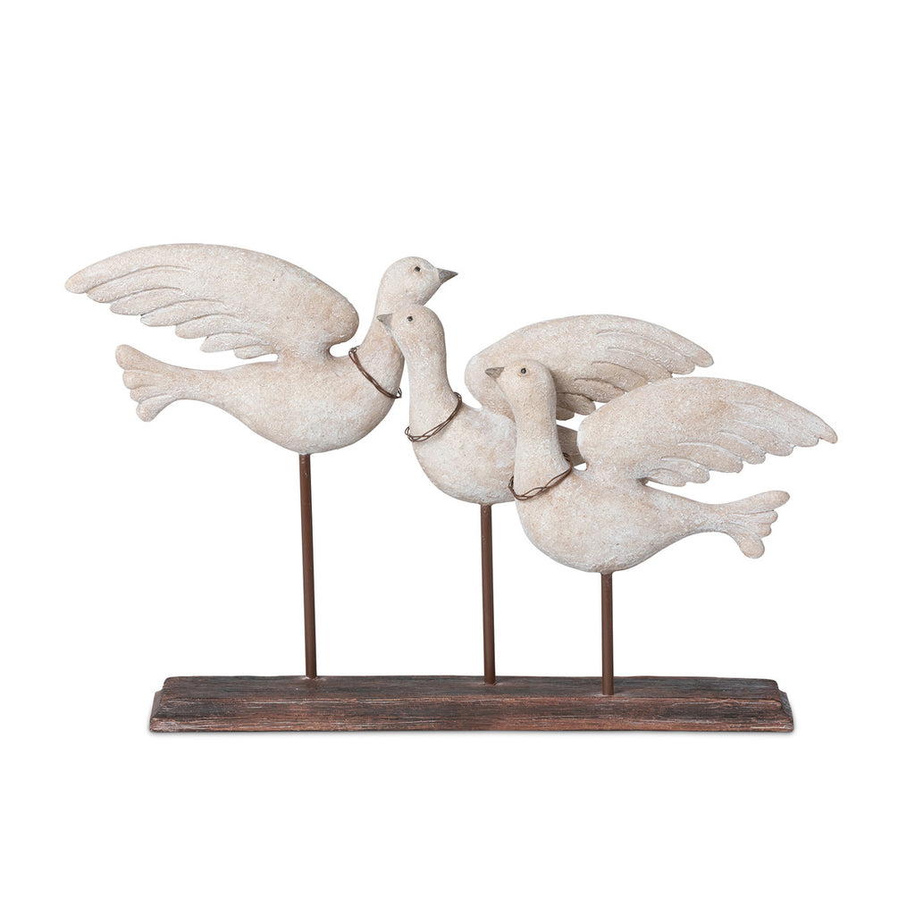 Dove Mantlepiece - Bombay Mercantile