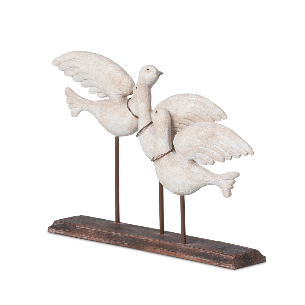 Dove Mantlepiece - Bombay Mercantile