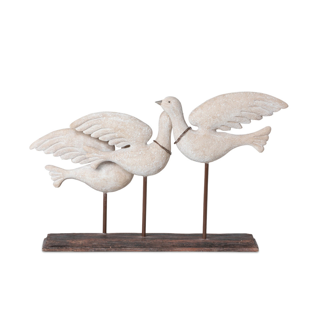 Dove Mantlepiece - Bombay Mercantile