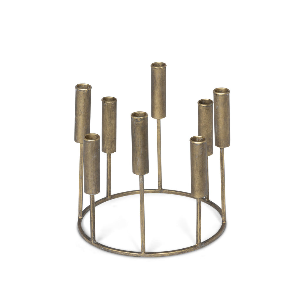 Iron Multi Height Taper Holder, Short - Bombay Mercantile