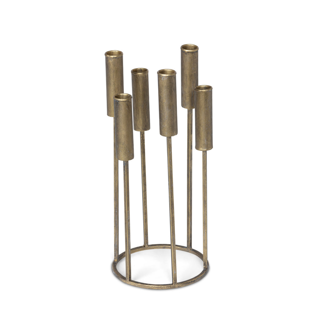 Iron Multi Height Taper Holder, Tall - Bombay Mercantile