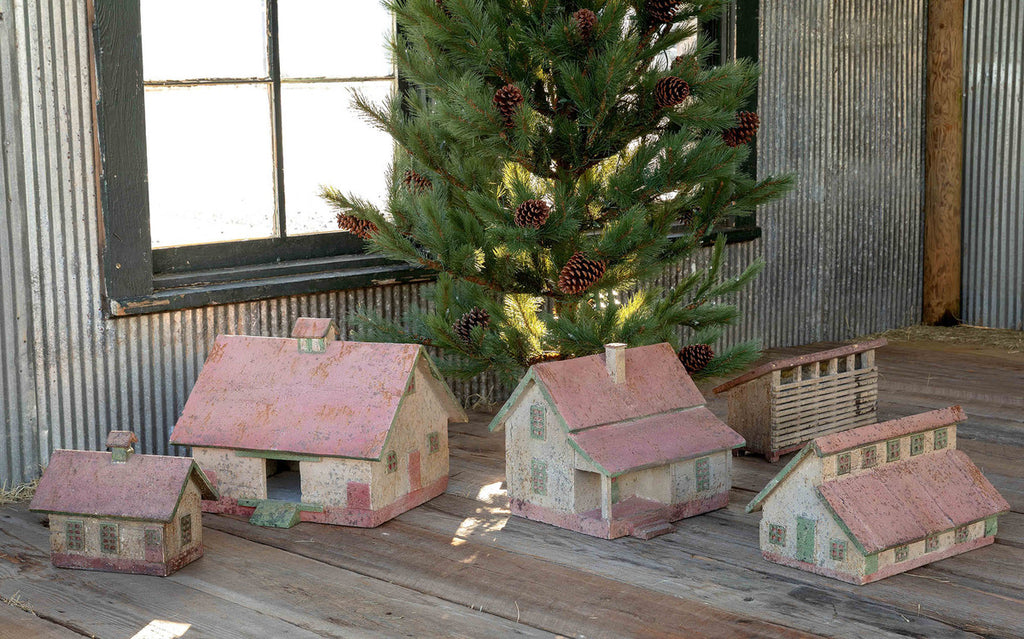 Barnyard Buildings, Set of 5 - The Nifty Decor