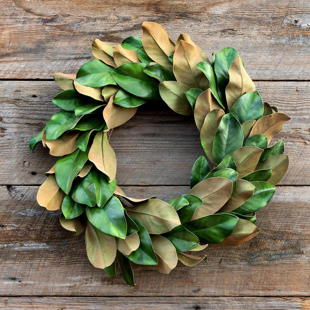 Estate Magnolia Wreath - Bombay Mercantile