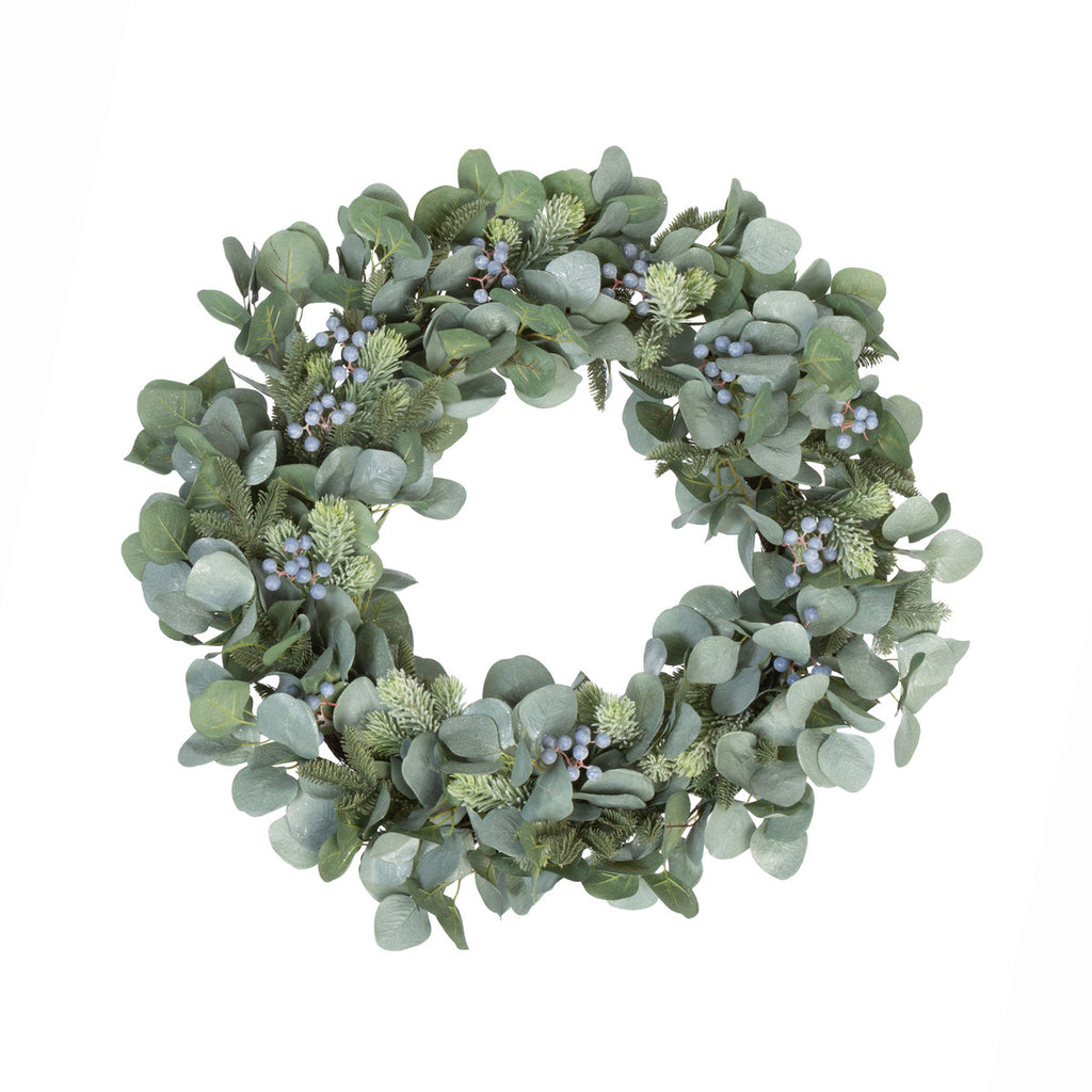 Viburnum Berry and Eucalyptus Door Wreath - Bombay Mercantile