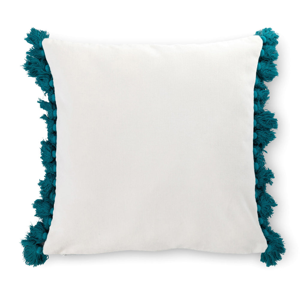 Alpine Forest Pillow with Tassels - Bombay Mercantile