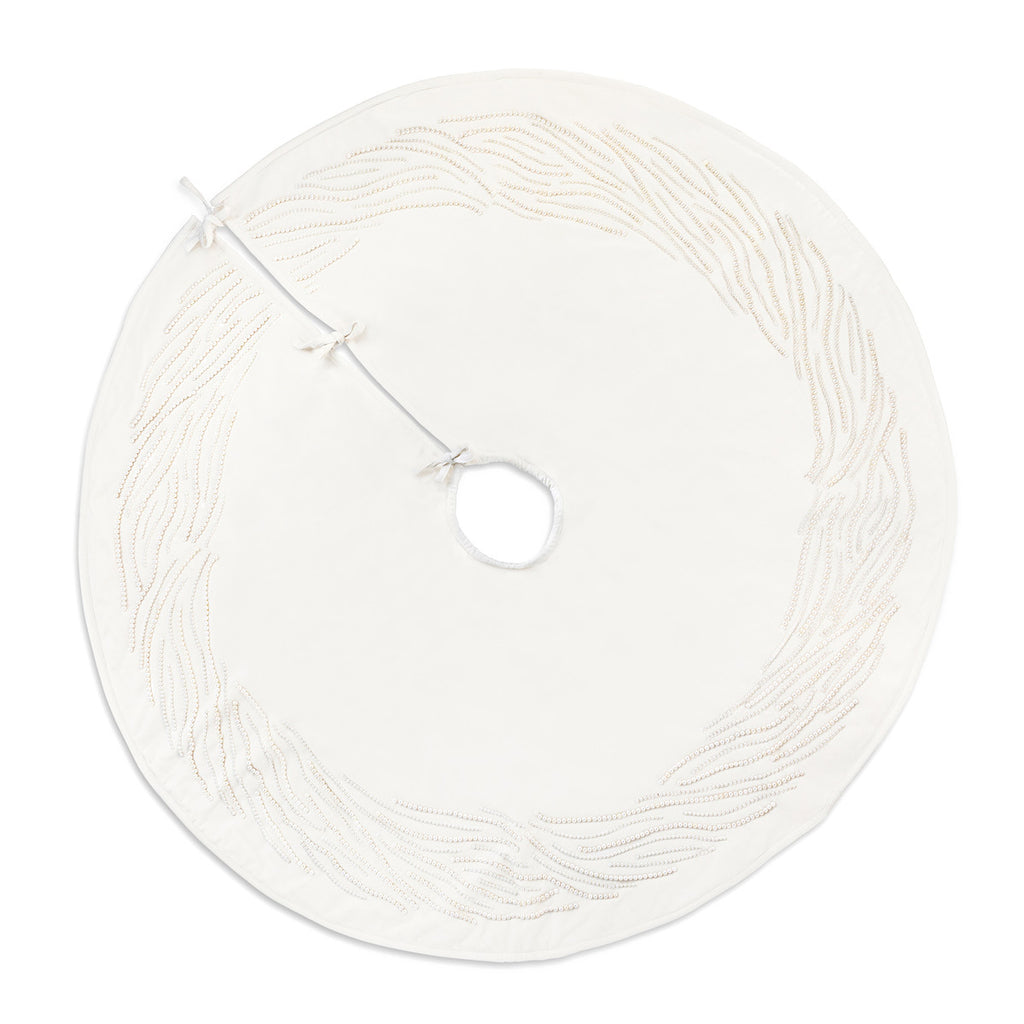 Pearl Garland Tree Skirt - Bombay Mercantile