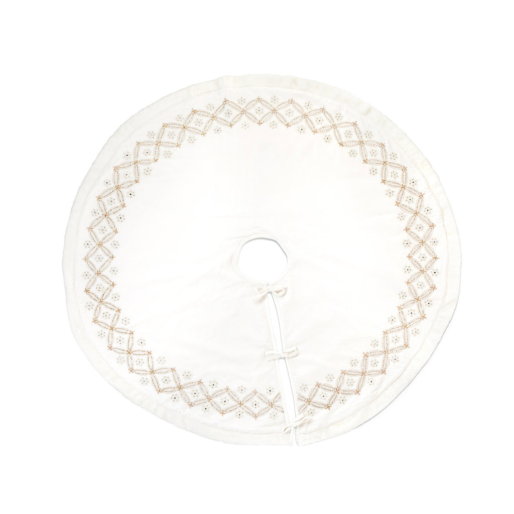 Petite Fleur Tree Skirt - Bombay Mercantile