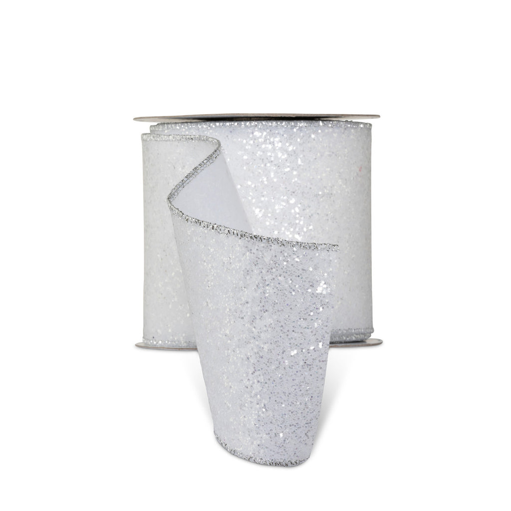 Sheer Chunky Glitter Ribbon - Bombay Mercantile