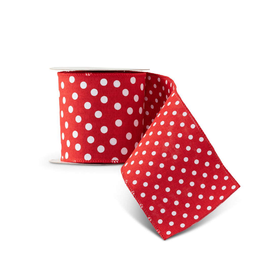 Polka Dot Ribbon, Wide - Bombay Mercantile
