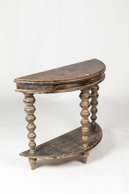 Entryway Halfmoon console table - Bombay Mercantile