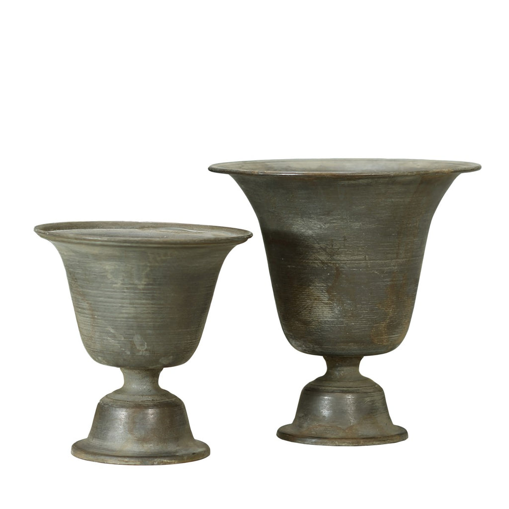 Decorative planter urns set - Bombay Mercantile