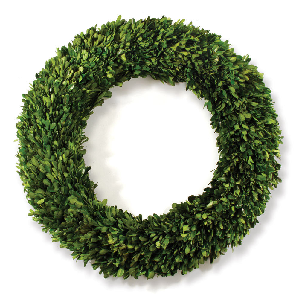 BOXWOOD WREATH 24" - The Nifty Decor