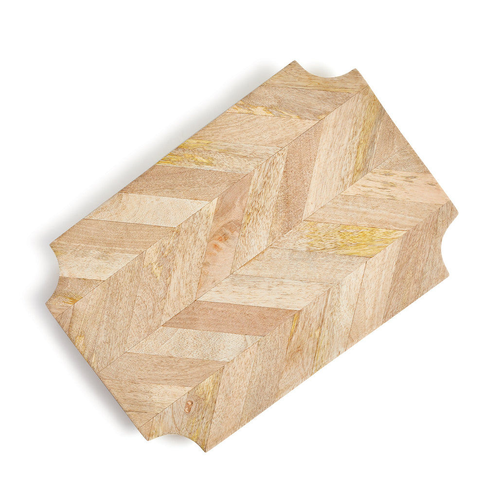 MARQUETRY RECTANGULAR SERVING BOARD - The Nifty Decor