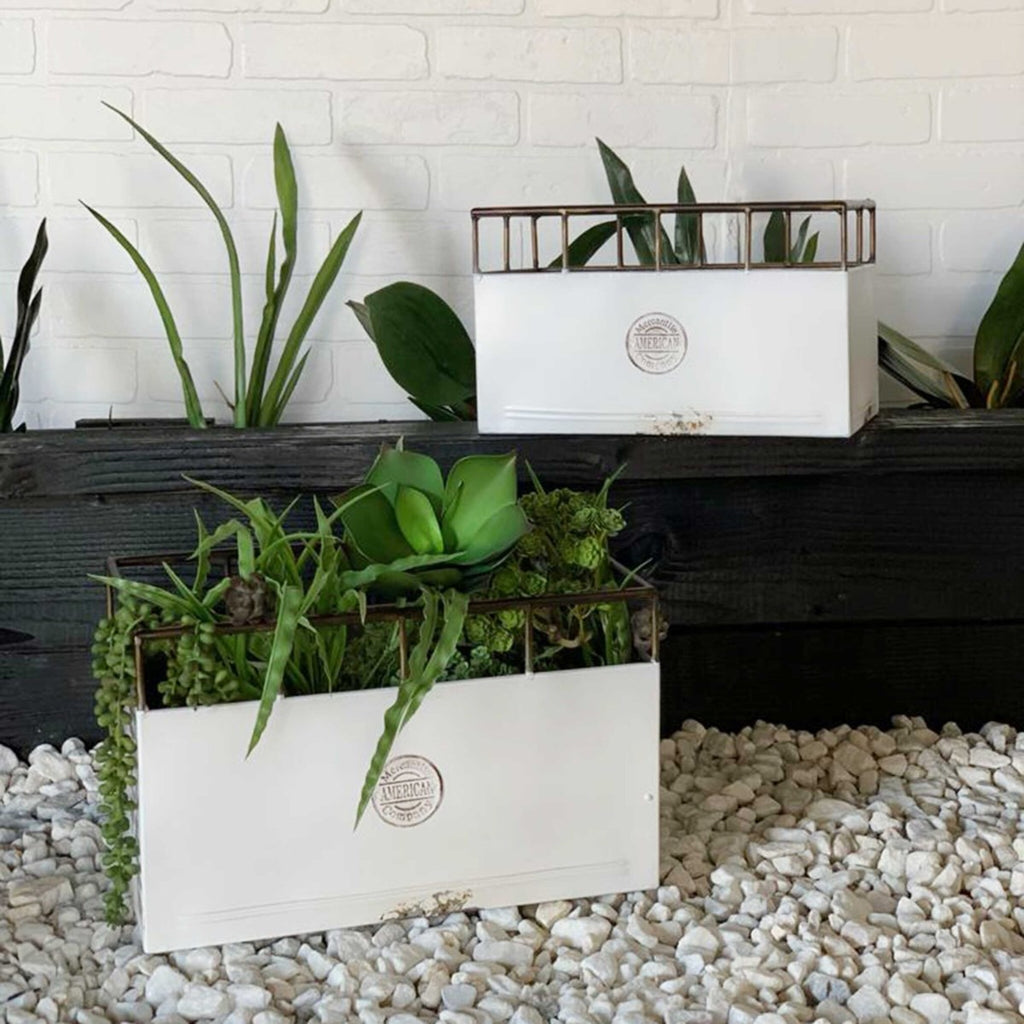 Planter box, Set of 2 - Bombay Mercantile