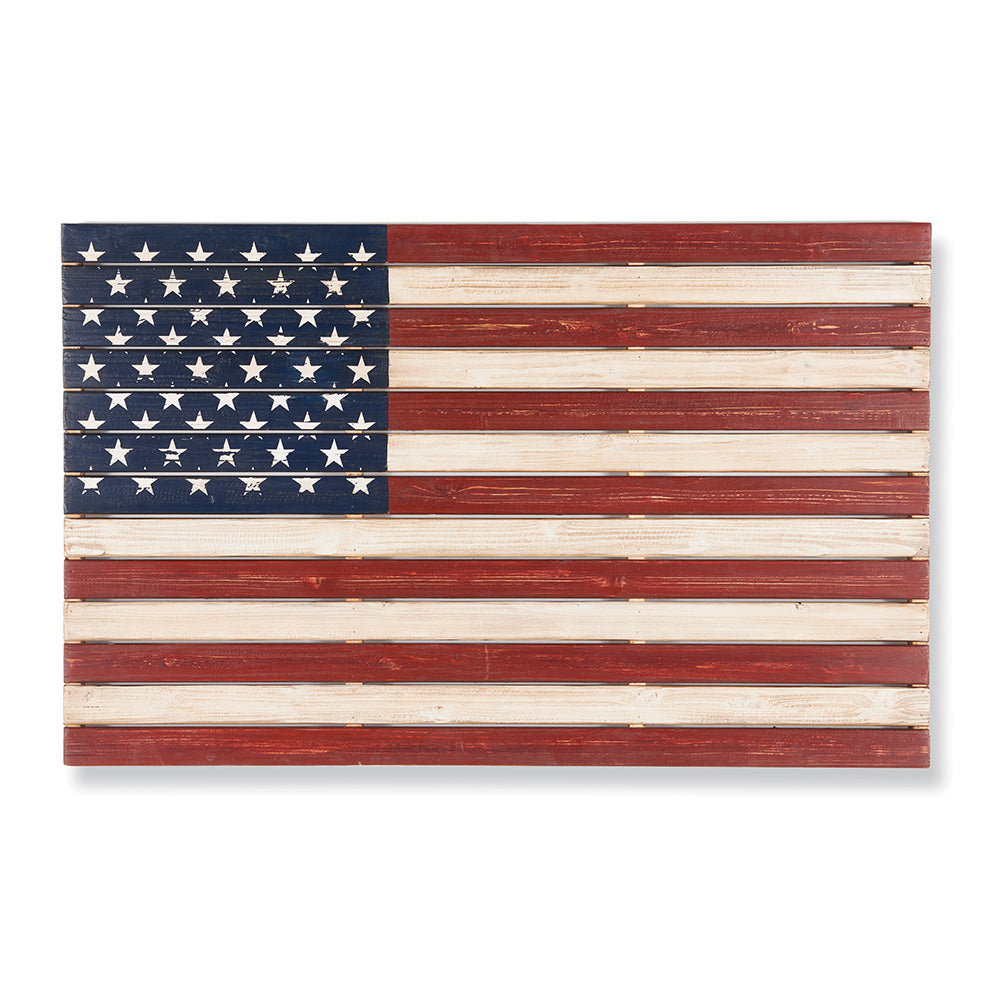 STARS & STRIPES WOOD SLAT ART - The Nifty Decor