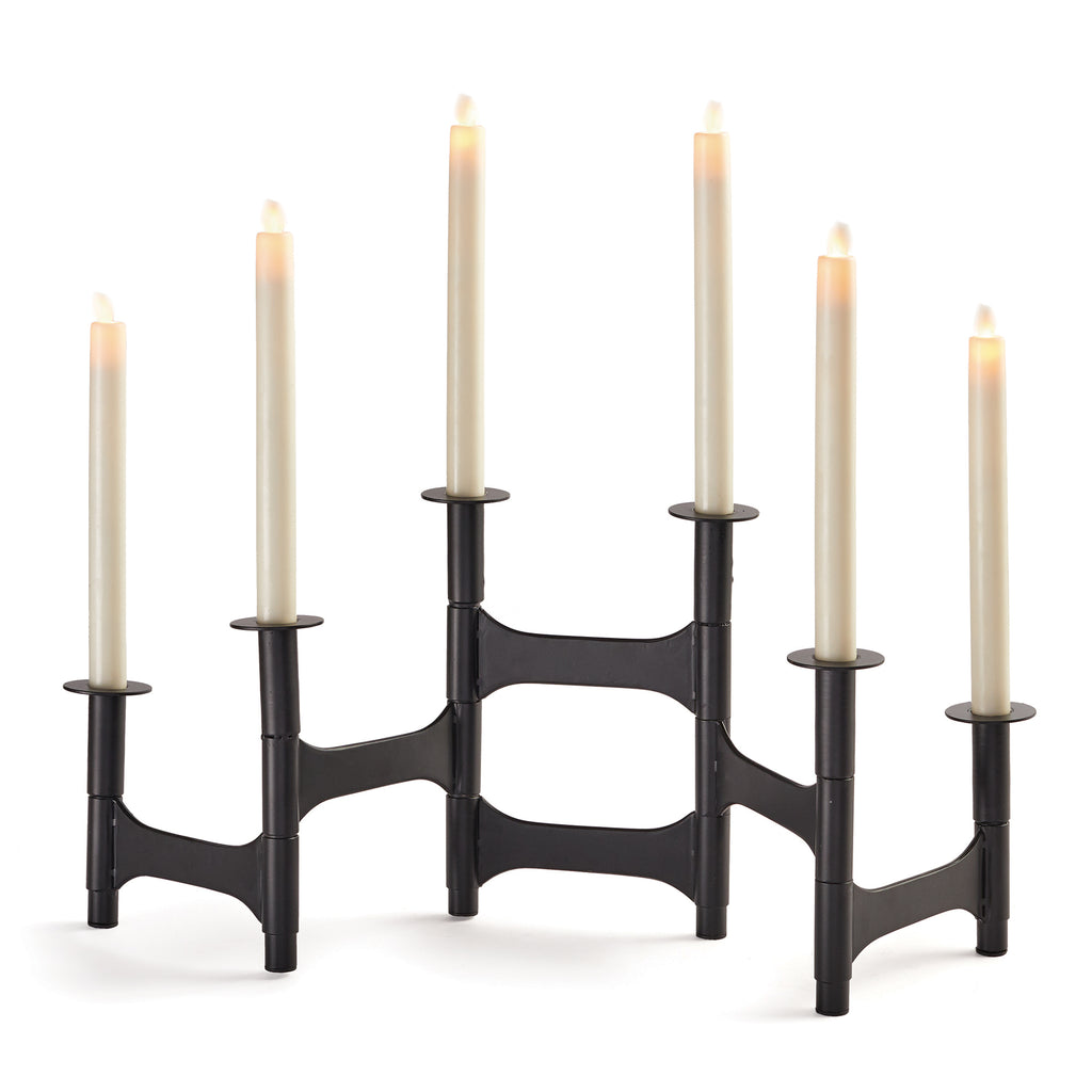 6-TAPER LINEAR CANDELABRA - The Nifty Decor