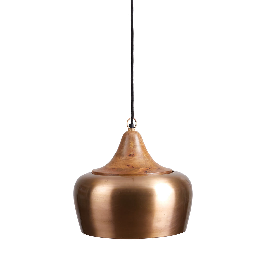 IRON/WOOD PENDANT - The Nifty Decor