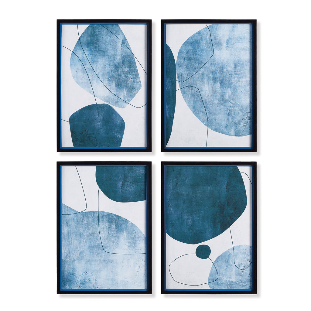 ABSTRACT ECLIPTIC PRINTS, SET OF 4 - The Nifty Decor
