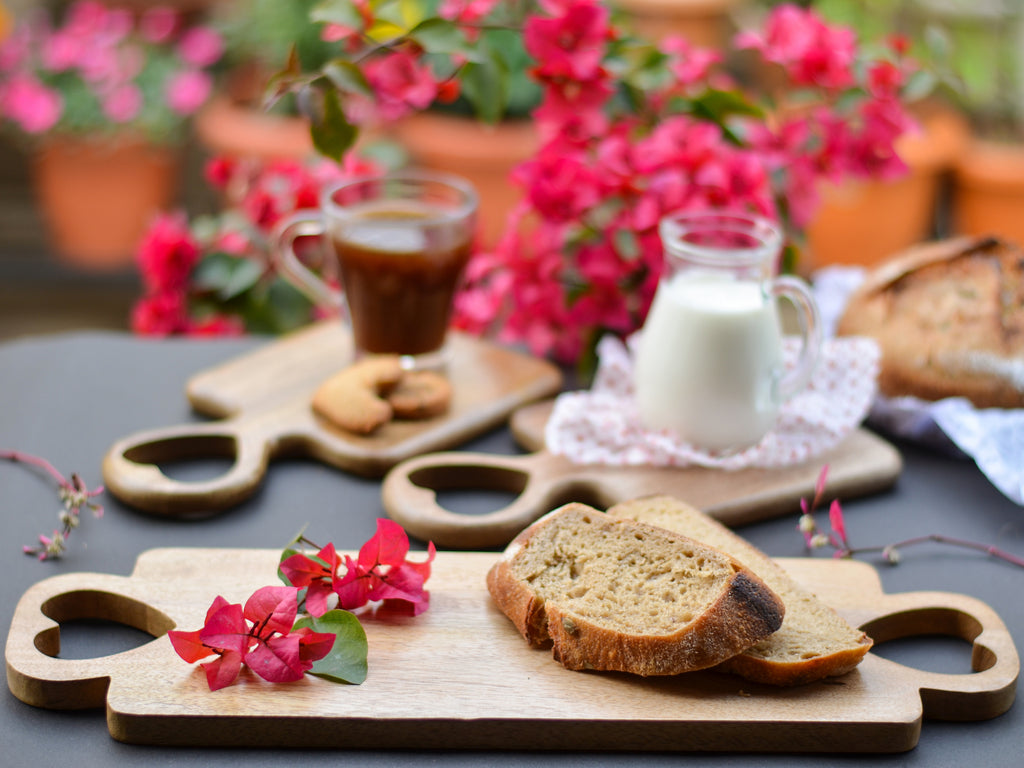 Wooden Heart Tray Board - Bombay Mercantile