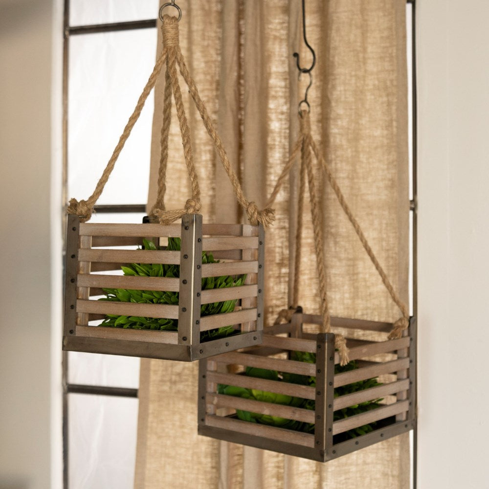 Hanging Crates - The Nifty Decor