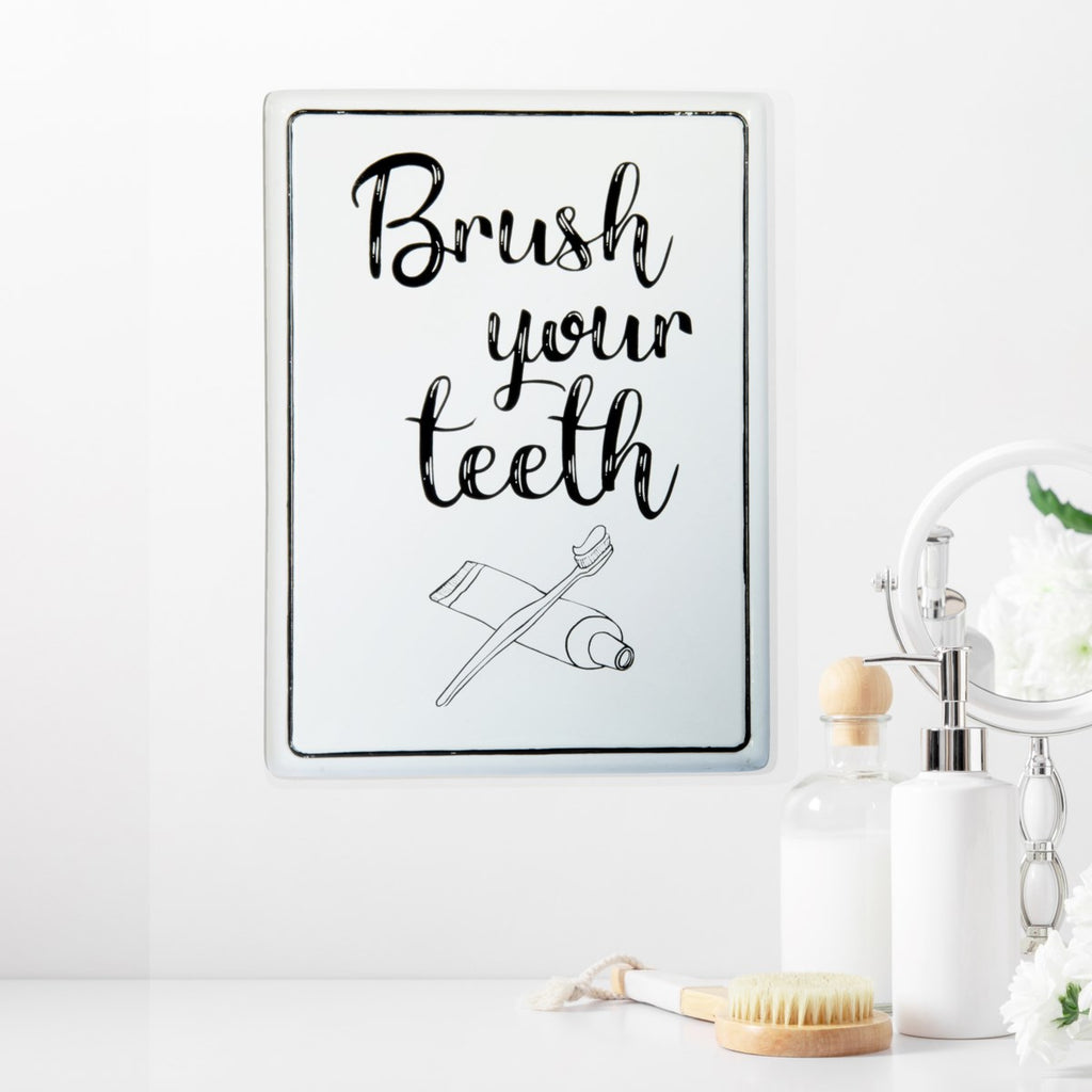 Metal sign" Brush" - Bombay Mercantile
